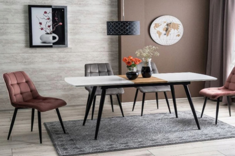 SIGNAL KRZESŁO CHIC MATT VELVET 75 ZIELONY/CZARNY STELAŻ SIGNAL KRZESŁO CHIC MATT VELVET 75 ZIELONY/CZARNY STELAŻ