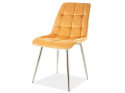 SIGNAL KRZESŁO CHIC VELVET CURRY BLUVEL 68/CHROM STELAŻ SIGNAL KRZESŁO CHIC VELVET CURRY BLUVEL 68/CHROM STELAŻ