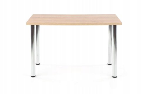 HALMAR stół MODEX 120 blat - dąb sonoma, nogi - chrom HALMAR stół MODEX 120 blat - dąb sonoma, nogi - chrom