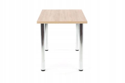 HALMAR stół MODEX 120 blat - dąb sonoma, nogi - chrom HALMAR stół MODEX 120 blat - dąb sonoma, nogi - chrom
