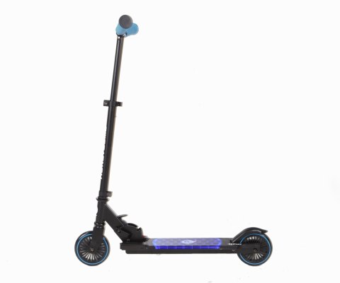 Qplay Hulajnoga Scooter Jeździk Honeycomb Blue Niebieska składana światła LED regulowana wysokość kierownicy hamulec 3 lata+ Qplay Hulajnoga Scooter Jeździk Honeycomb Blue Niebieska składana światła LED regulowana wysokość kierownicy hamulec 3 lata+