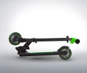 Qplay Hulajnoga Honeycomb Scooter Jeździk Green Zielona składana hamulec tylny łożyskowane koła regulacja wysokości kierownicy