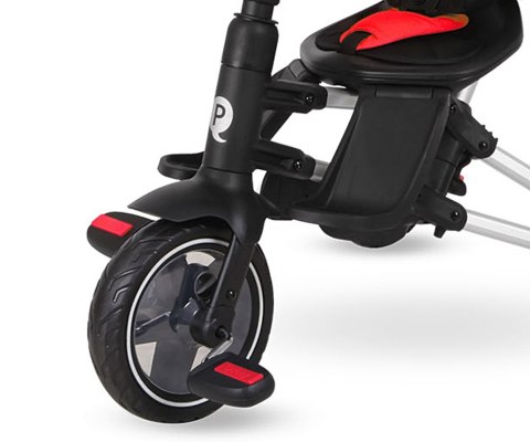 Qplay Rowerek Trójkołowy Nova Eva Red Czerwony 3w1 składany siedzisko 360 regulowane pasy aluminiow rama ogranicznik skrętu 10m+ Qplay Rowerek Trójkołowy Nova Eva Red Czerwony 3w1 składany siedzisko 360 regulowane pasy aluminiow rama ogranicznik skrętu 10m+