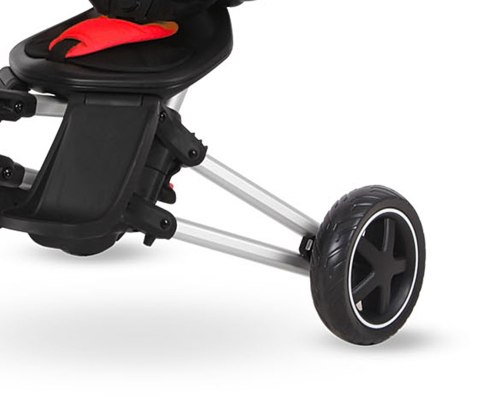 Qplay Rowerek Trójkołowy Nova Eva Red Czerwony 3w1 składany siedzisko 360 regulowane pasy aluminiow rama ogranicznik skrętu 10m+ Qplay Rowerek Trójkołowy Nova Eva Red Czerwony 3w1 składany siedzisko 360 regulowane pasy aluminiow rama ogranicznik skrętu 10m+