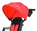 Qplay Rowerek Trójkołowy Nova Eva Red Czerwony 3w1 składany siedzisko 360 regulowane pasy aluminiow rama ogranicznik skrętu 10m+ Qplay Rowerek Trójkołowy Nova Eva Red Czerwony 3w1 składany siedzisko 360 regulowane pasy aluminiow rama ogranicznik skrętu 10m+