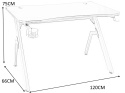 SIGNAL BIURKO Gamingowe B-006 CZERWONY/CZARNY MDF+OKLEINA PU SIGNAL BIURKO Gamingowe B-006 CZERWONY/CZARNY MDF+OKLEINA PU