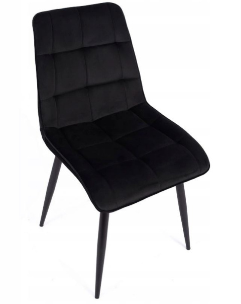 SIGNAL KRZESŁO CHIC VELVET CZARNY STELAŻ/CZARNY BLUVEL 19 SIGNAL KRZESŁO CHIC VELVET CZARNY STELAŻ/CZARNY BLUVEL 19