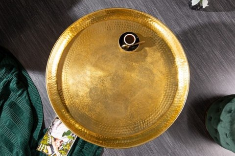 Invicta Interior INVICTA stolik kawowy ORIENT 65cm złoty - metal, aluminum Invicta Interior INVICTA stolik kawowy ORIENT 65cm złoty - metal, aluminum
