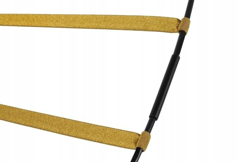 King Home Lampa wisząca CAPELLO FI 140 złota tworzywo sztuczne przewód i podsufitka czarny kształt kapelusza E27 King Home Lampa wisząca CAPELLO FI 140 złota tworzywo sztuczne przewód i podsufitka czarny kształt kapelusza E27