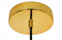 King Home Lampa wisząca sufitowa DISCO złota - LED stal polerowana King Home Lampa wisząca sufitowa DISCO złota - LED stal polerowana