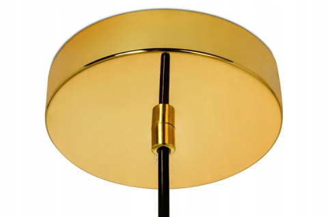 King Home Lampa wisząca sufitowa DISCO złota - LED stal polerowana King Home Lampa wisząca sufitowa DISCO złota - LED stal polerowana