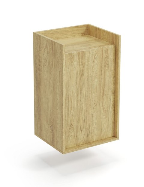 Halmar MOBIUS SZAFKA 1D hikora naturalna - hikora naturalna płyta meblowa okleinowana obrzeża ABS system otwierania push-click Halmar MOBIUS SZAFKA 1D hikora naturalna - hikora naturalna płyta meblowa okleinowana obrzeża ABS system otwierania push-click