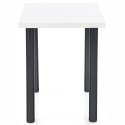 HALMAR stół MODEX 2 90 blat - biały, nogi - czarny