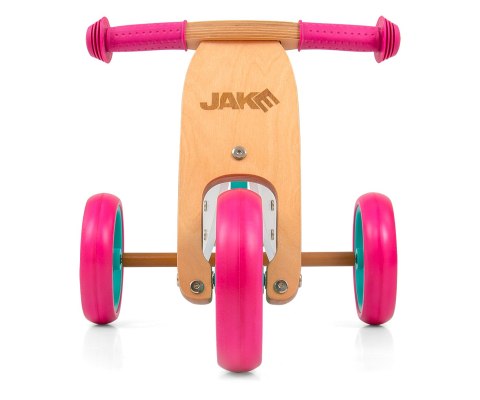 Milly Mally Pojazd Jeździk Chodzik Pchacz Jake Classic Candy 2 w 1 Różowo Zielony dwukołowy lub trójkołowy drewniany 12m+ Milly Mally Pojazd Jeździk Chodzik Pchacz Jake Classic Candy 2 w 1 Różowo Zielony dwukołowy lub trójkołowy drewniany 12m+