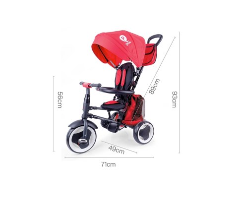 Qplay Qplay Rowerek Trójkołowy Rito Plus Red Qplay Qplay Rowerek Trójkołowy Rito Plus Red