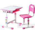Fun Desk BIURKO+KRZESŁO z szufladą regulowane SOLE PINK Dziewczynki Fun Desk BIURKO+KRZESŁO z szufladą regulowane SOLE PINK Dziewczynki