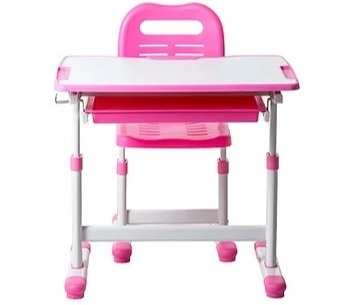 Fun Desk BIURKO+KRZESŁO z szufladą regulowane SOLE PINK Dziewczynki Fun Desk BIURKO+KRZESŁO z szufladą regulowane SOLE PINK Dziewczynki