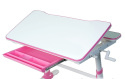 Fun Desk Biurko z szufladą regulowane Carezza Pink Różowe dla dziewczynki Fun Desk Biurko z szufladą regulowane Carezza Pink Różowe dla dziewczynki