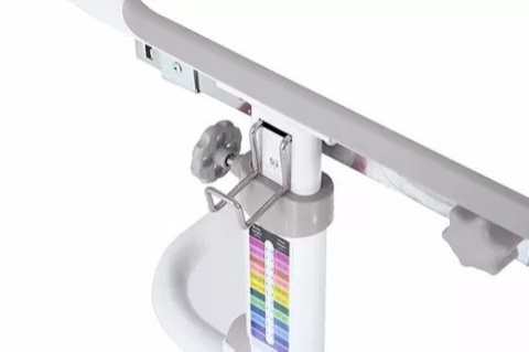 Fun Desk Botero Grey - Biurko z krzesełkiem dla dzieci lampa i stojak na książki zestaw - Szary/Biały Fun Desk Botero Grey - Biurko z krzesełkiem dla dzieci lampa i stojak na książki zestaw - Szary/Biały