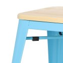 D2.DESIGN Stołek Paris Wood nieb. sosna naturalna D2.DESIGN Stołek Paris Wood nieb. sosna naturalna
