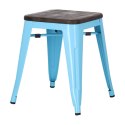 D2.DESIGN Stołek Paris Wood nieb. sosna szczotkowa D2.DESIGN Stołek Paris Wood nieb. sosna szczotkowa