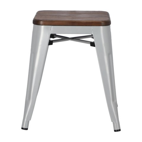 D2.DESIGN Stołek Paris Wood szary sosna szczotkowa D2.DESIGN Stołek Paris Wood szary sosna szczotkowa