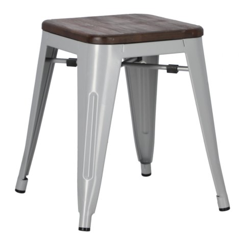 D2.DESIGN Stołek Paris Wood szary sosna szczotkowa D2.DESIGN Stołek Paris Wood szary sosna szczotkowa