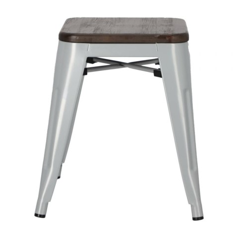 D2.DESIGN Stołek Paris Wood szary sosna szczotkowa D2.DESIGN Stołek Paris Wood szary sosna szczotkowa