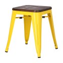 D2.DESIGN Stołek Paris Wood żółty sosna szczotkowa D2.DESIGN Stołek Paris Wood żółty sosna szczotkowa