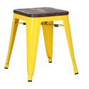 D2.DESIGN Stołek Paris Wood żółty sosna szczotkowa D2.DESIGN Stołek Paris Wood żółty sosna szczotkowa