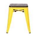D2.DESIGN Stołek Paris Wood żółty sosna szczotkowa D2.DESIGN Stołek Paris Wood żółty sosna szczotkowa