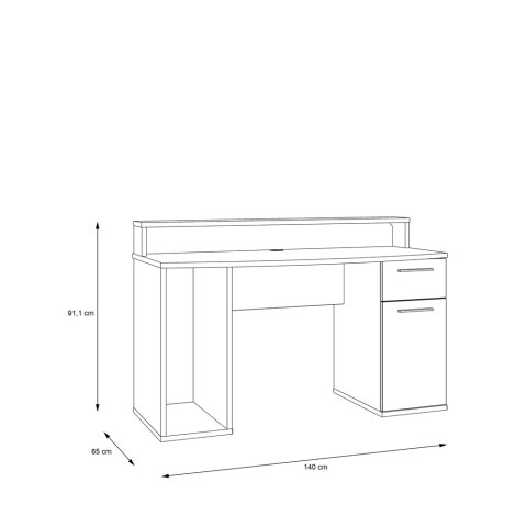 Forte AYO TZRB219B3-Z113 Biurko gamingowe, oświetlenie RGB z funkcją zmiany kolorów Forte AYO TZRB219B3-Z113 Biurko gamingowe, oświetlenie RGB z funkcją zmiany kolorów