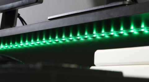 Forte AYO TZRB219B3-Z113 Biurko gamingowe, oświetlenie RGB z funkcją zmiany kolorów Forte AYO TZRB219B3-Z113 Biurko gamingowe, oświetlenie RGB z funkcją zmiany kolorów