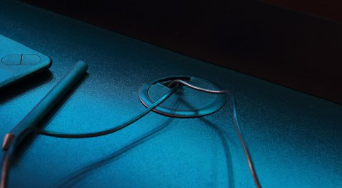 Forte AYO TZRB219B3-Z113 Biurko gamingowe, oświetlenie RGB z funkcją zmiany kolorów Forte AYO TZRB219B3-Z113 Biurko gamingowe, oświetlenie RGB z funkcją zmiany kolorów