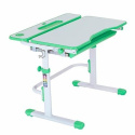Fun Desk Freessia Green - Regulowane biurko Cubby Biały/Zielony Fun Desk Freessia Green - Regulowane biurko Cubby Biały/Zielony
