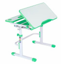 Fun Desk Freessia Green - Regulowane biurko Cubby Biały/Zielony Fun Desk Freessia Green - Regulowane biurko Cubby Biały/Zielony