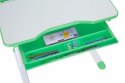 Fun Desk Freessia Green - Regulowane biurko Cubby Biały/Zielony Fun Desk Freessia Green - Regulowane biurko Cubby Biały/Zielony