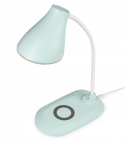 Fun Desk Lampka LED z funkcją ładowania bezprzewodowego/indukcyjna ładowarka LC6 Mint/Miętowa