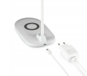 Fun Desk Lampka LED z funkcją ładowania bezprzewodowego/indukcyjna ładowarka LC6 White/Biała Fun Desk Lampka LED z funkcją ładowania bezprzewodowego/indukcyjna ładowarka LC6 White/Biała