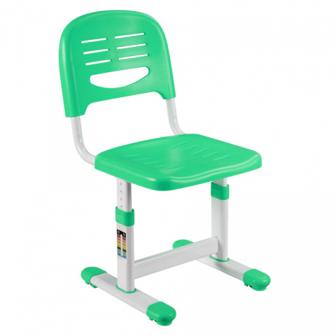 Fun Desk SST3 Green krzesełko regulowane dziecięce Białe Zielone