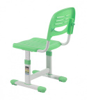 Fun Desk SST3 Green krzesełko regulowane dziecięce Białe Zielone