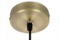 King Home Lampa wisząca GLOBE 20 LED antyczne złoto - szczotkowany metal kulisty klosz akryl mleczny King Home Lampa wisząca GLOBE 20 LED antyczne złoto - szczotkowany metal kulisty klosz akryl mleczny