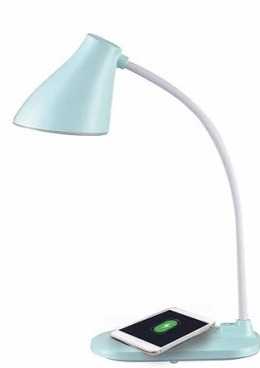 Fun Desk Lampka LED z funkcją ładowania bezprzewodowego/indukcyjna ładowarka LC6 Mint/Miętowa
