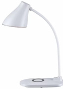 Fun Desk Lampka LED z funkcją ładowania bezprzewodowego/indukcyjna ładowarka LC6 White/Biała