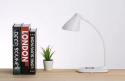 Fun Desk Lampka LED z funkcją ładowania bezprzewodowego/indukcyjna ładowarka LC6 White/Biała Fun Desk Lampka LED z funkcją ładowania bezprzewodowego/indukcyjna ładowarka LC6 White/Biała
