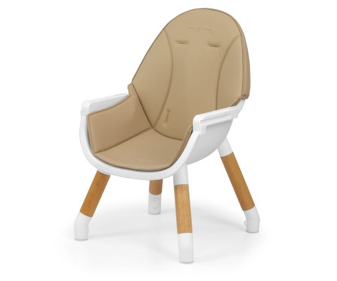 Milly Mally Krzesełko do karmienia 2w1 Malmo Beige Beżowe wielofunkcyjne 6m-6lat tapicerka ekoskóra pasy zdejmowana tacka Milly Mally Krzesełko do karmienia 2w1 Malmo Beige Beżowe wielofunkcyjne 6m-6lat tapicerka ekoskóra pasy zdejmowana tacka