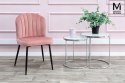 KRZESŁO RANGO Modesto Design MODESTO RÓŻOWE - WELUR NOGI metal CZARNY KRZESŁO RANGO Modesto Design MODESTO RÓŻOWE - WELUR NOGI metal CZARNY