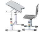 Fun Desk ZESTAW REGULOWANE BIURKO Z KRZESEŁKIEM SOLE II GREY Fun Desk ZESTAW REGULOWANE BIURKO Z KRZESEŁKIEM SOLE II GREY
