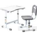 Fun Desk ZESTAW REGULOWANE BIURKO Z KRZESEŁKIEM SOLE II GREY Fun Desk ZESTAW REGULOWANE BIURKO Z KRZESEŁKIEM SOLE II GREY