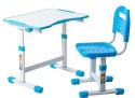 Fun Desk ZESTAW REGULOWANE BIURKO Z KRZESEŁKIEM SOLE II BLUE Fun Desk ZESTAW REGULOWANE BIURKO Z KRZESEŁKIEM SOLE II BLUE